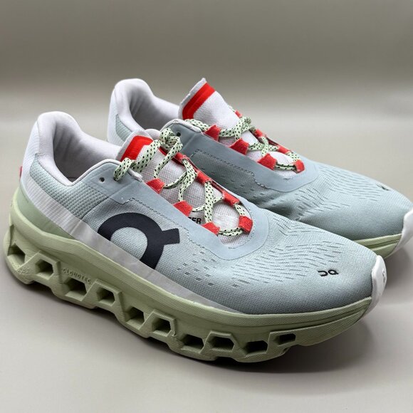 On Cloud Cloudmonster Womens Size 9 US Glacier Meadow Running Sneakers Shoes - Picture 1 of 10